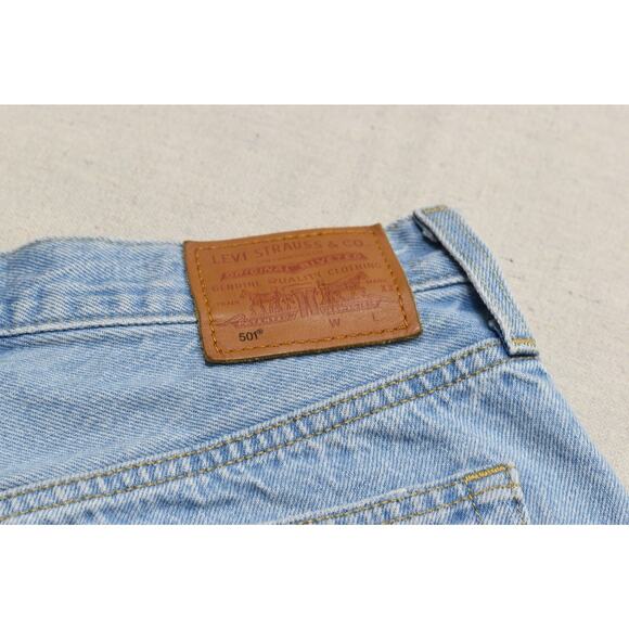 Levi's Premium 501 Women's High Rise Denim Cutoff Jean Shorts Size 28 - Picture 8 of 8